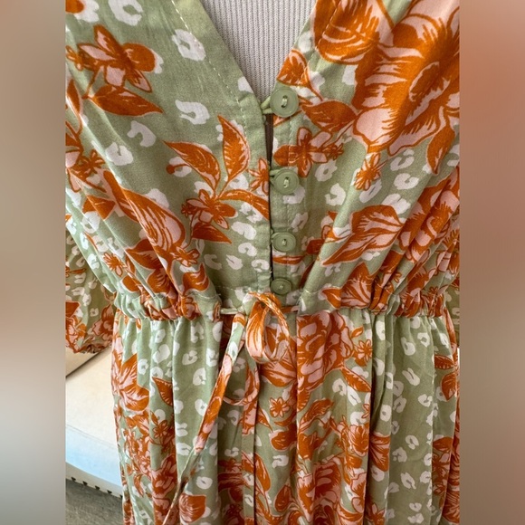 Abel The Label floral maxi dress size M - Picture 3 of 8